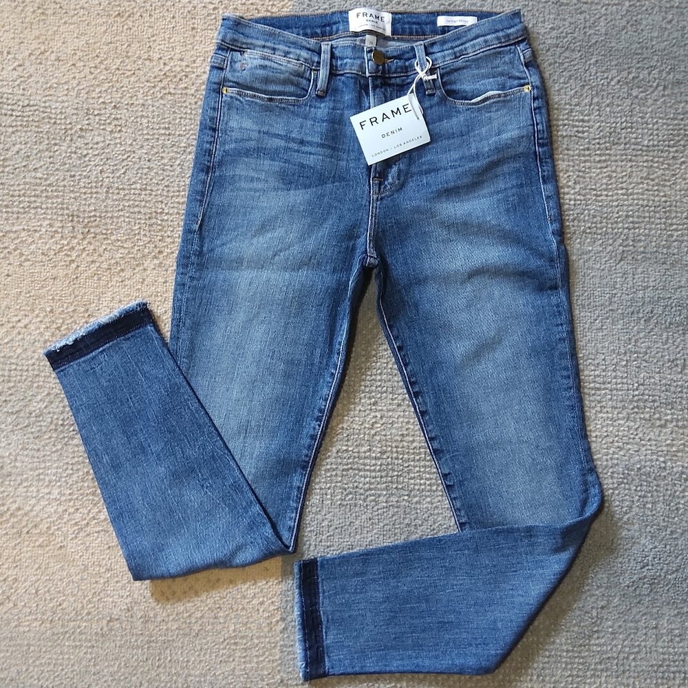 Frame Denim Le High Skinny in Langstone NWT - 29